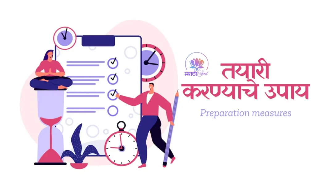 Preparation measures