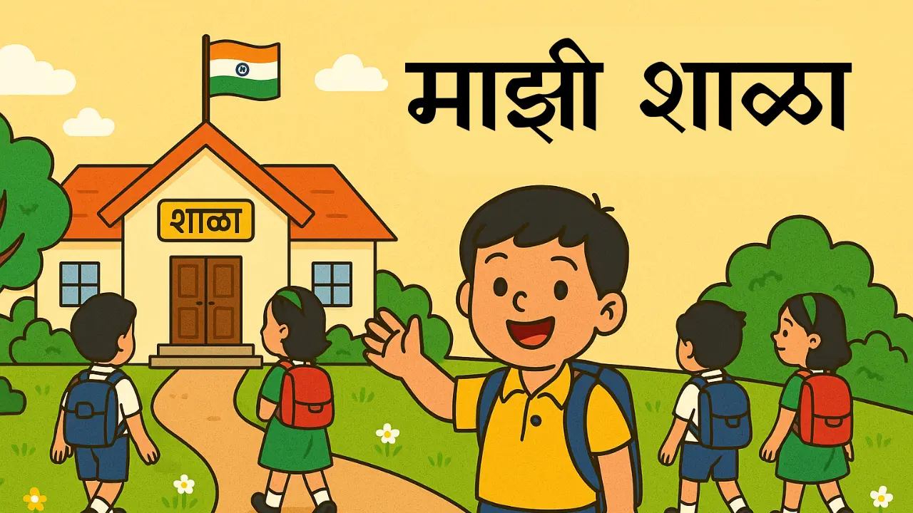 My School Essay in Marathi